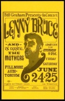 Mint BG-13 Lenny Bruce at The Fillmore Handbill