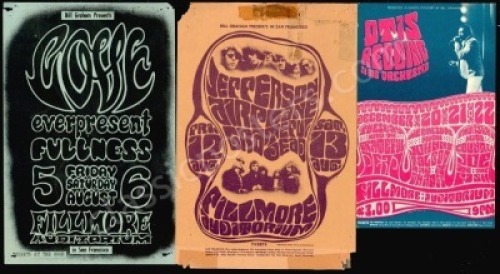 Another Trio of Bill Graham Handbills