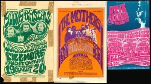 Three Final Bill Graham Handbills