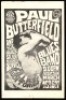 Desirable FD-3 Paul Butterfield Handbill