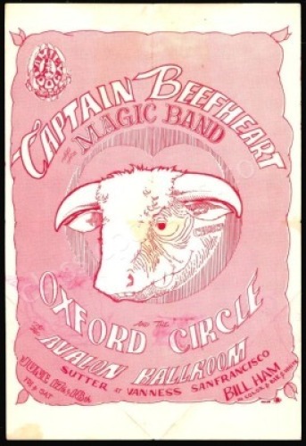 Popular FD-13 Captain Beefheart Handbill