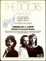 1971 Ray Manzarek-Signed The Doors Poster