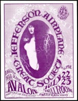 Elusive Signed FD-17 Jefferson Airplane Handbill