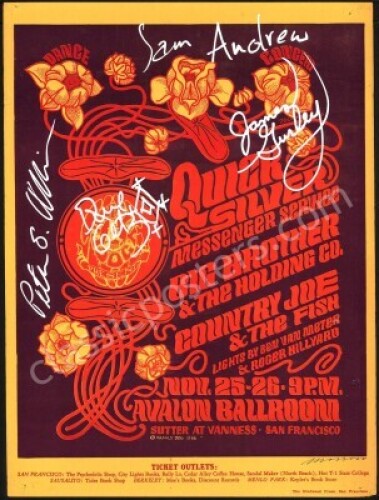 Band-Signed Original FD-36 Poster