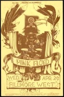 Rare BG-230 Pink Floyd Postcard