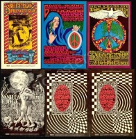 An Assortment of 77 Bill Graham Cards for The Fillmore