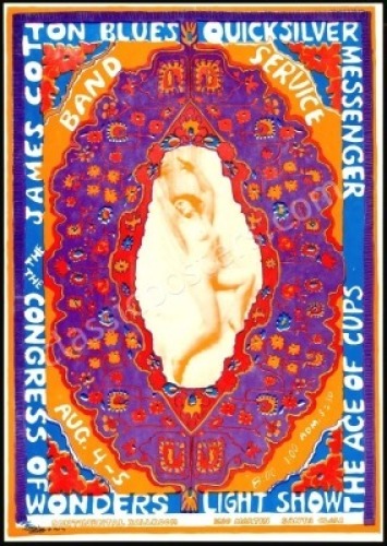 Quicksilver Messenger Service Continental Ballroom Poster