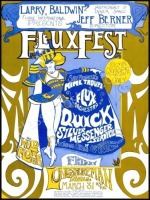 Lovely Fluxfest Poster by Ida Griffin