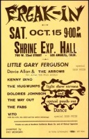 1966 Shrine Exposition Hall Freak-In Poster