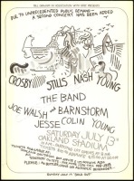 Crosby, Stills, Nash & Young Oakland Poster