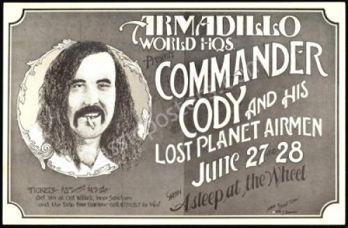 Commander Cody Armadillo Poster