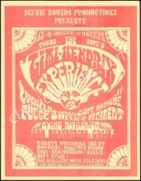 Ultra-Rare 1968 Jimi Hendrix San Bernardino Handbill