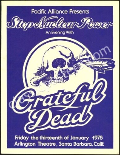 Rare 4.112 Grateful Dead Program