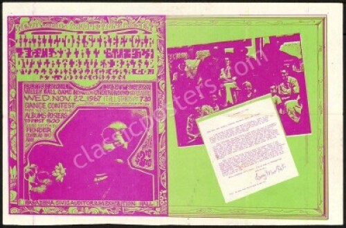 Scarce 1967 Spirit Pasadena Handbill