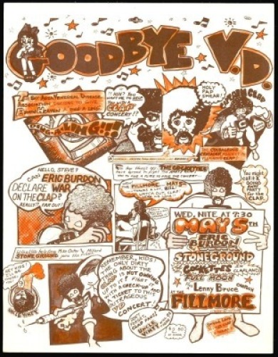 Popular Goodbye V.D. The Fillmore Handbill