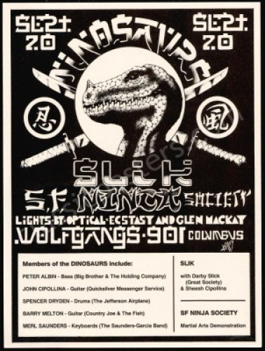 Nice 1984 Dinosaurs Handbill