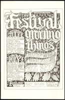 Rare Festival of Growing Things Monotone Handbill