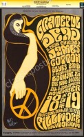 Superb Original Signed BG-38 Grateful Dead Poster