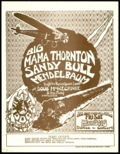 Big Mama Mae Thornton Great Highway Handbill