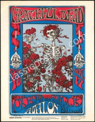 Scarce FD-26 Grateful Dead Handbill