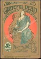 Scarce Original FD-45 Grateful Dead Poster