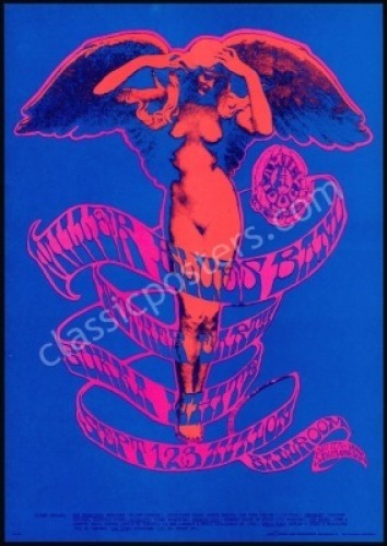 Beautiful Original FD-78 Steve Miller Poster