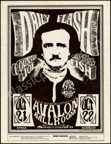 FD-31 Edgar Allen Poe Family Dog Handbill