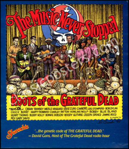 R. Crumb-Signed Grateful Dead Poster