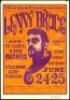 Scarce Signed Original BG-13 Lenny Bruce Poster