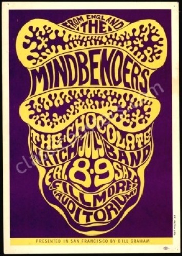 Original BG-16 The Mindbenders Poster