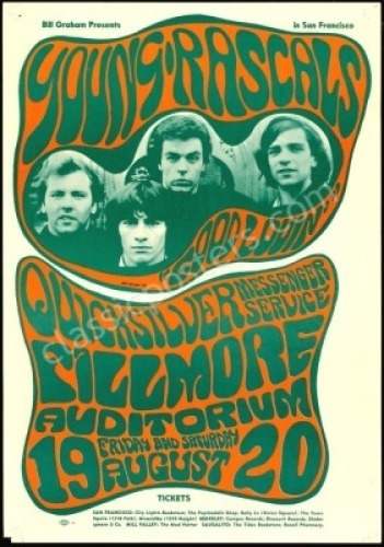 Classic Original BG-24 The Young Rascals Poster