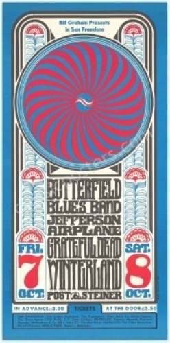 Superb Original BG-30 Grateful Dead Poster