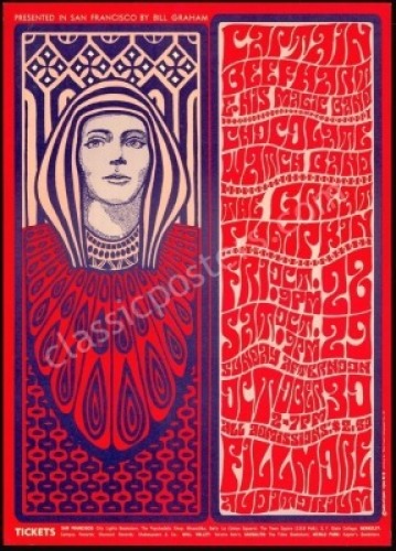 A Second Original BG-34 The Fillmore Poster