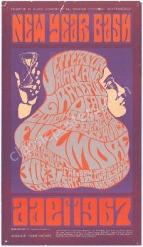 Elusive Original BG-37 Grateful Dead Poster