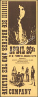 Interesting Janis Joplin Foothill College Poster