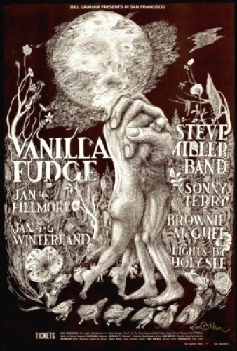 Signed Original BG-101 Vanilla Fudge Poster