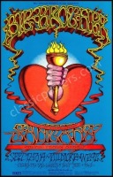 Beautiful BG-136 Heart and Torch Poster