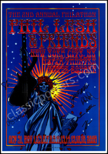 Band-Signed 2008 Phil Lesh Poster