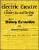 Scarce Country Joe Electric Theater Handbill