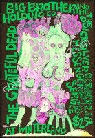 Scarce AOR 2.205 Grateful Dead Handbill