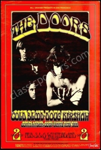 Popular Signed BG-219 The Doors Poster