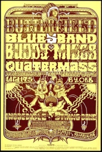 Four Popular Bill Graham Posters for The Fillmore