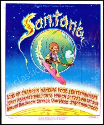 Very Nice AOR 2.31 Santana Poster