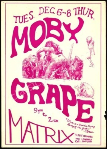 Elusive AOR 2.107 Moby Grape Poster