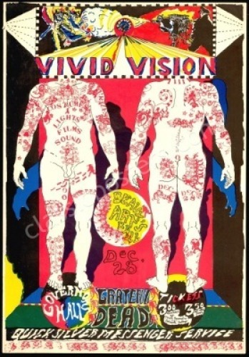 AOR 3.14 Vivid Vision Grateful Dead Poster