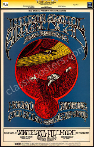 Scarce Signed BG-171 Grateful Dead Poster