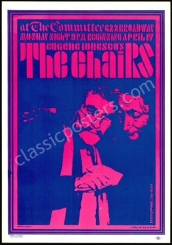 Scarce NR-19 The Chairs Poster