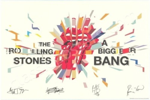 Rolling Stones A Bigger Bang Tour Poster