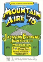 A Second 1978 Mountain Aire Music Festival Poster