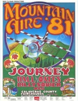 1981 Mountain Aire Music Festival Poster